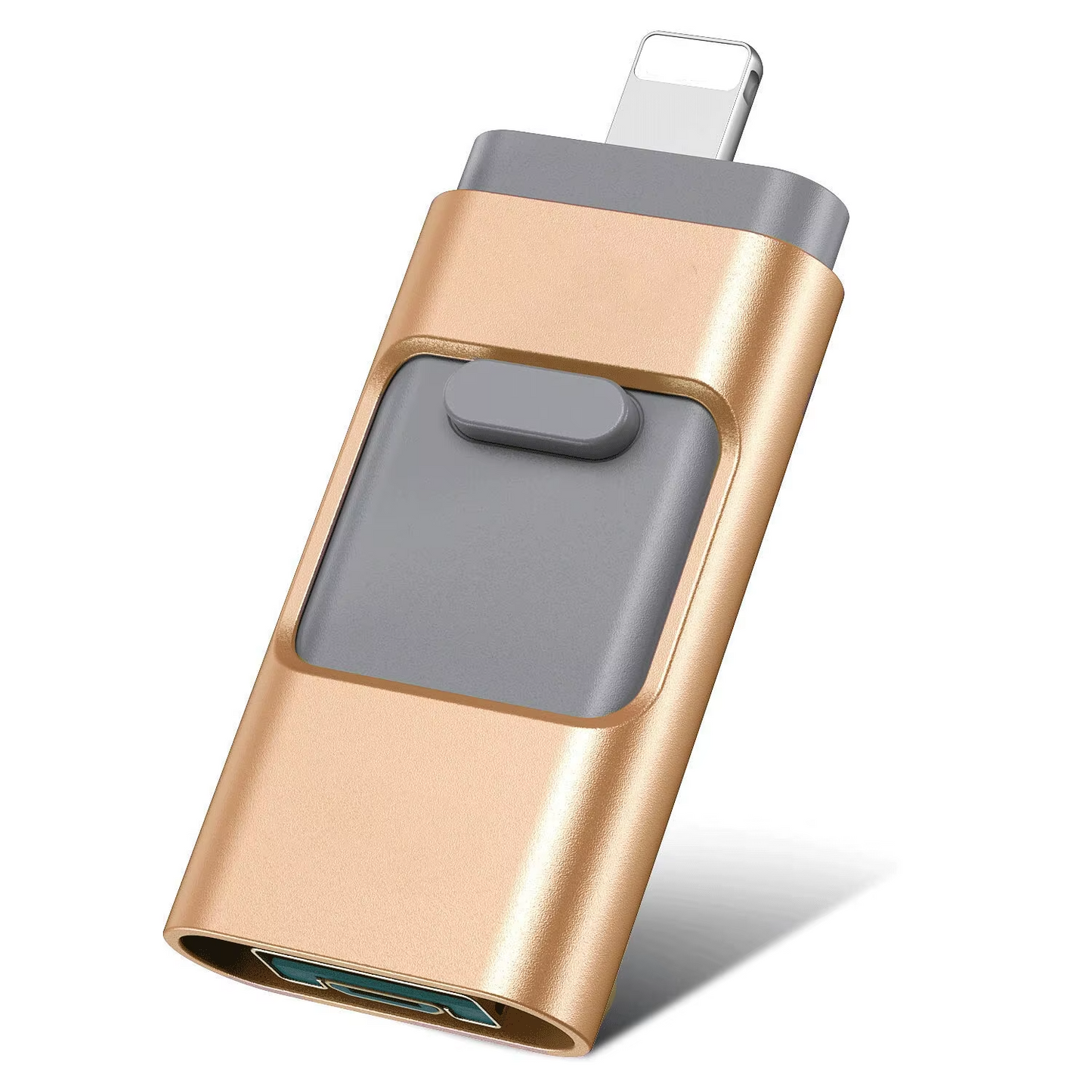 MemoryMax™ | 4-in-1 Flash Drive (Any Device: USB-C, Lightning, USB-A, and Micro-USB)
