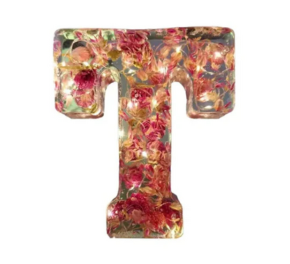 Bloom Glow Letters™ - Dried flowers + LED light!