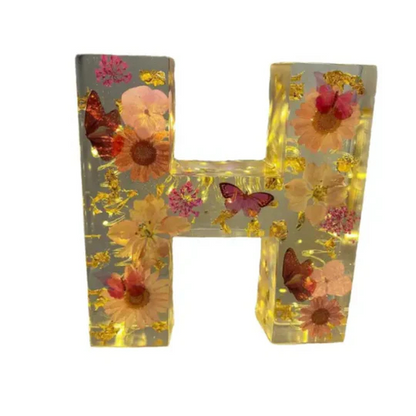 Bloom Glow Letters™ - Dried flowers + LED light!