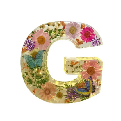 Bloom Glow Letters™ - Dried flowers + LED light!