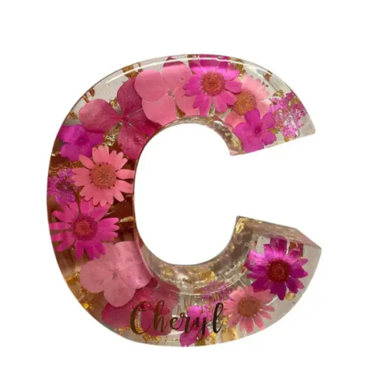 Bloom Glow Letters™ - Dried flowers + LED light!