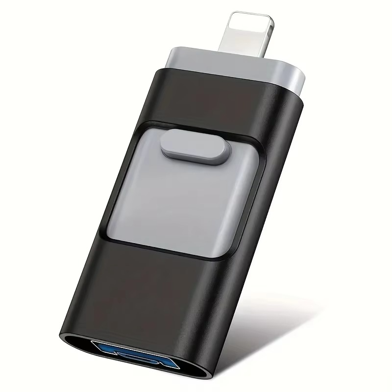 MemoryMax™  | 4-in-1 Flash Drive (Any Device: USB-C, Lightning, USB-A, and Micro-USB)