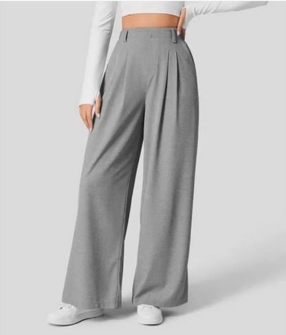Kathy™ - Elegant Elasticated High Waisted Trousers