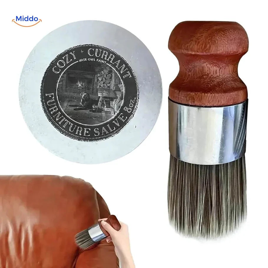 Furnituresalve™ - Leather and Wood Balm | Scratch Remover + Brush